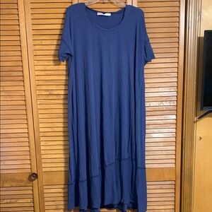 Free People Blue Maxi Dress